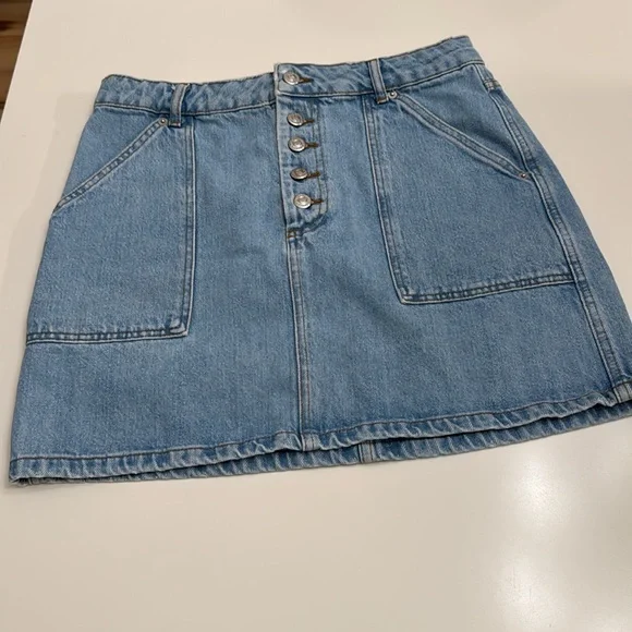 Topshop denim skirt size 8 - Picture 2 of 6